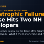 DesiMachines card: MoRTH catastrophic failure clause invoked against two national highway developers