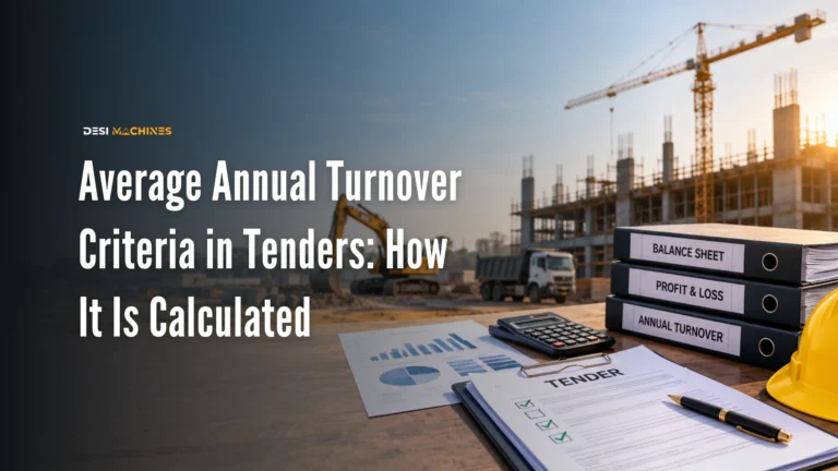Average Annual Turnover Criteria in Tenders: How It Is Calculated