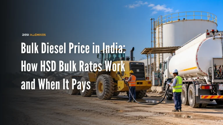 Bulk Diesel Price in India: How HSD Bulk Rates Work and When It Pays