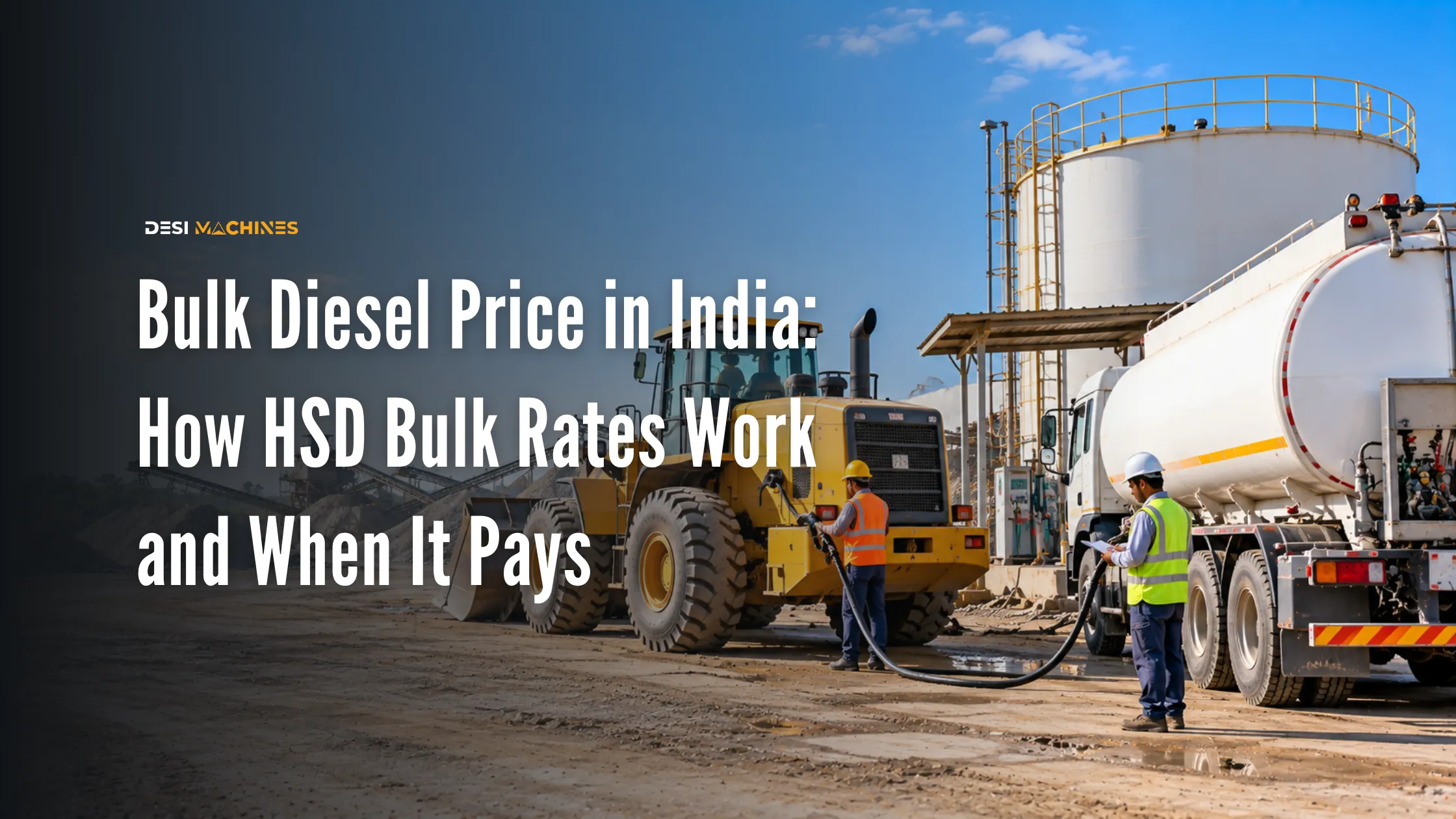 Bulk Diesel Price in India: How HSD Bulk Rates Work and When It Pays