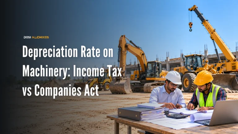 Depreciation Rate on Construction Machinery: Income Tax vs Companies Act