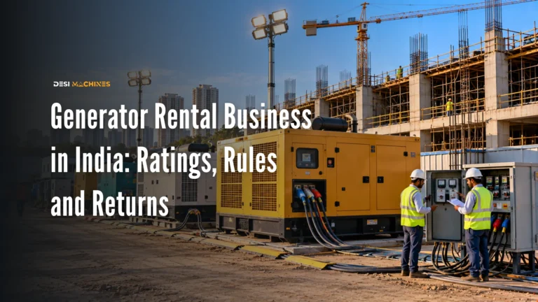 Generator Rental Business in India: Ratings, Rules and Returns