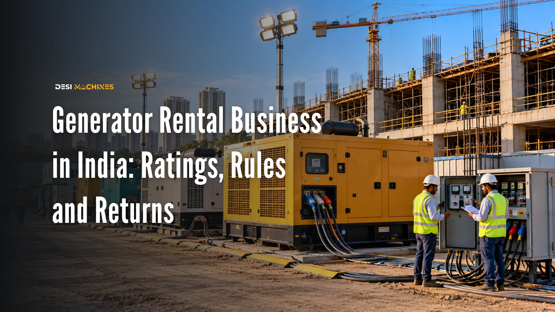 Generator Rental Business in India: Ratings, Rules and Returns