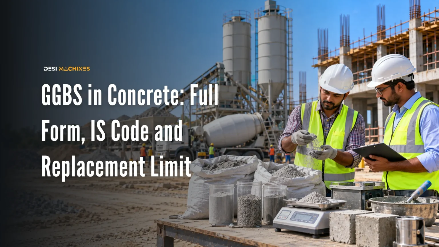 GGBS in Concrete: Full Form, IS Code and Replacement Limit
