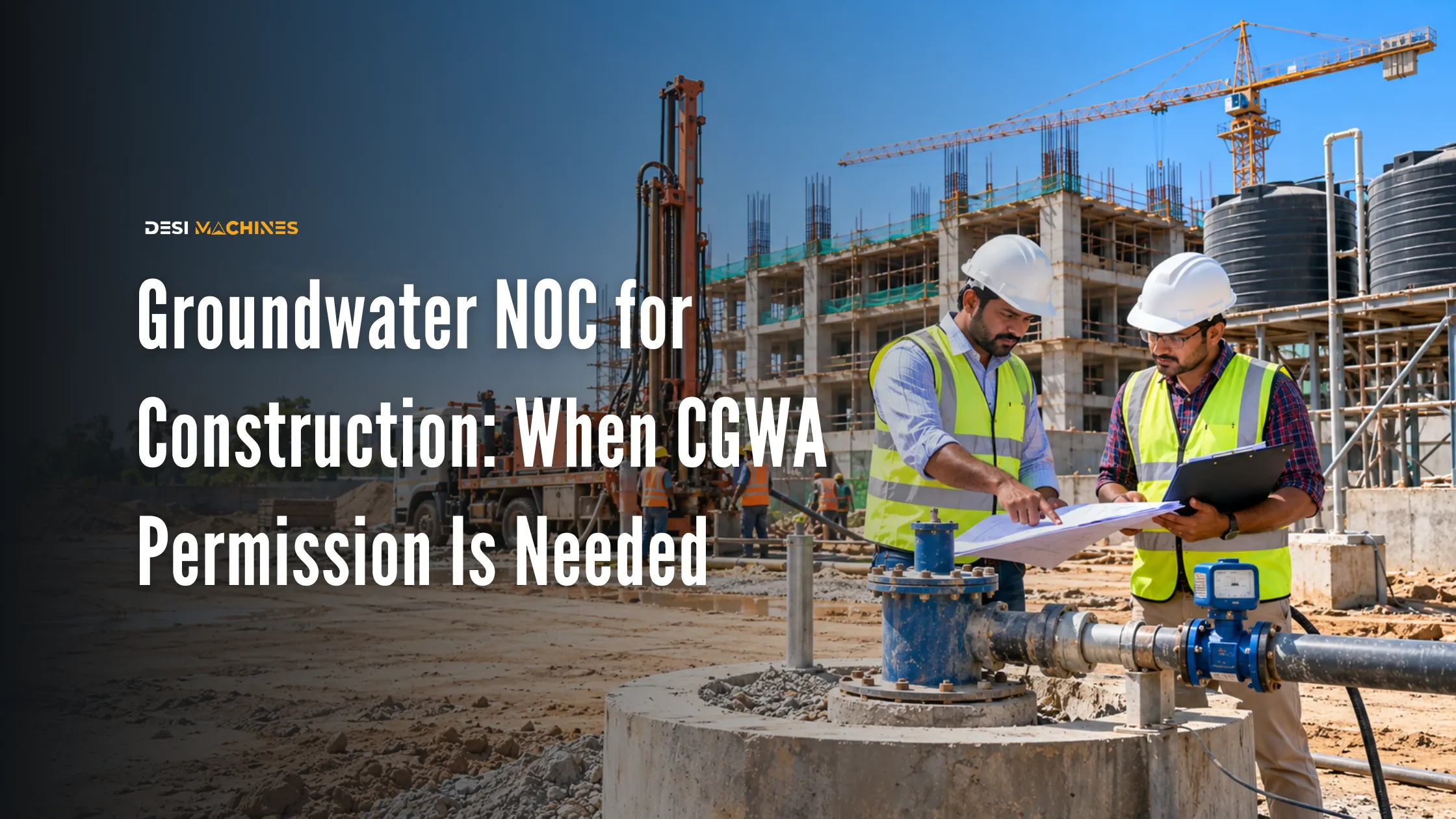 Groundwater NOC for Construction: When CGWA Permission Is Needed