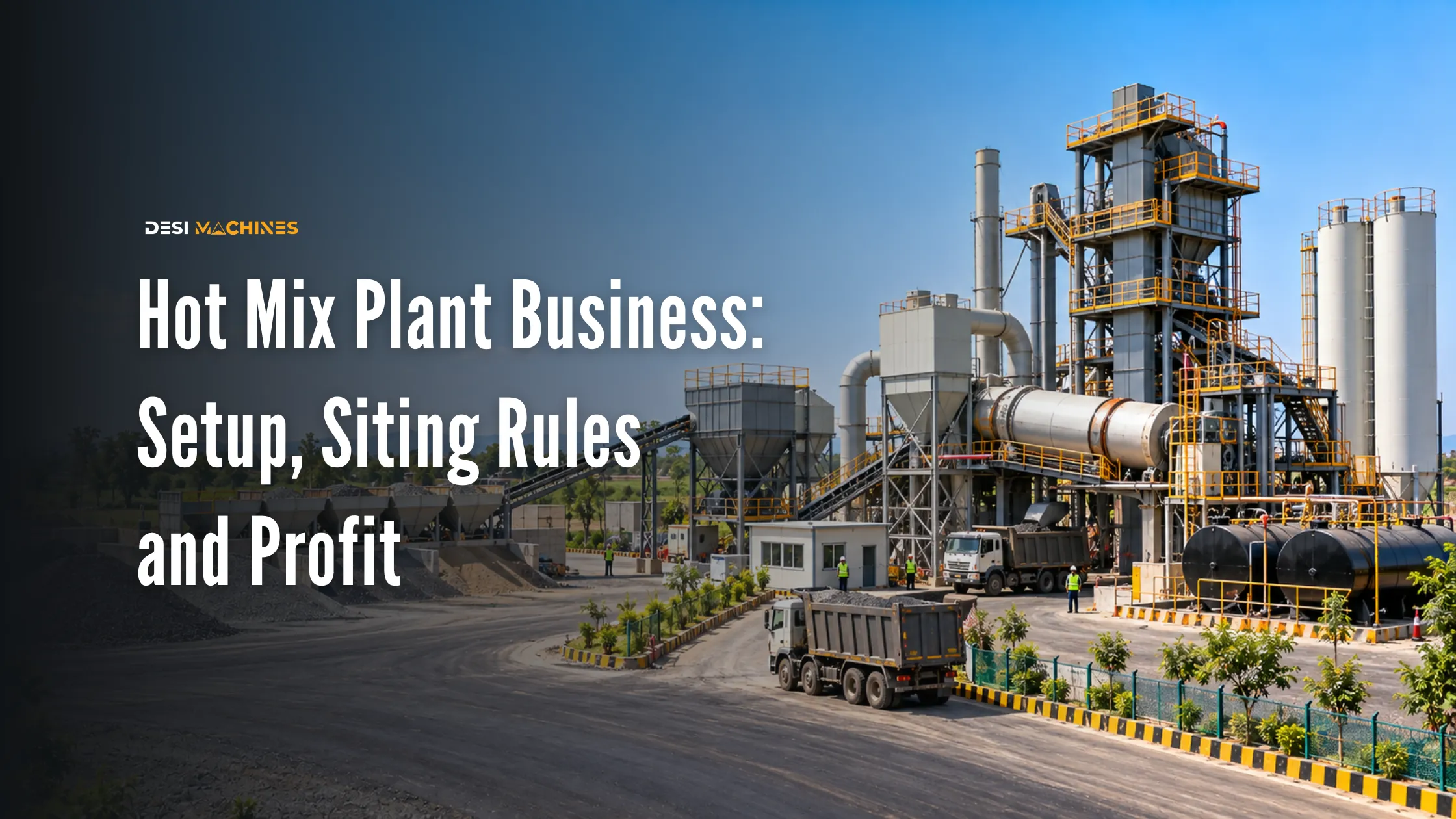 Hot Mix Plant Business: Setup, Siting Rules and Profit