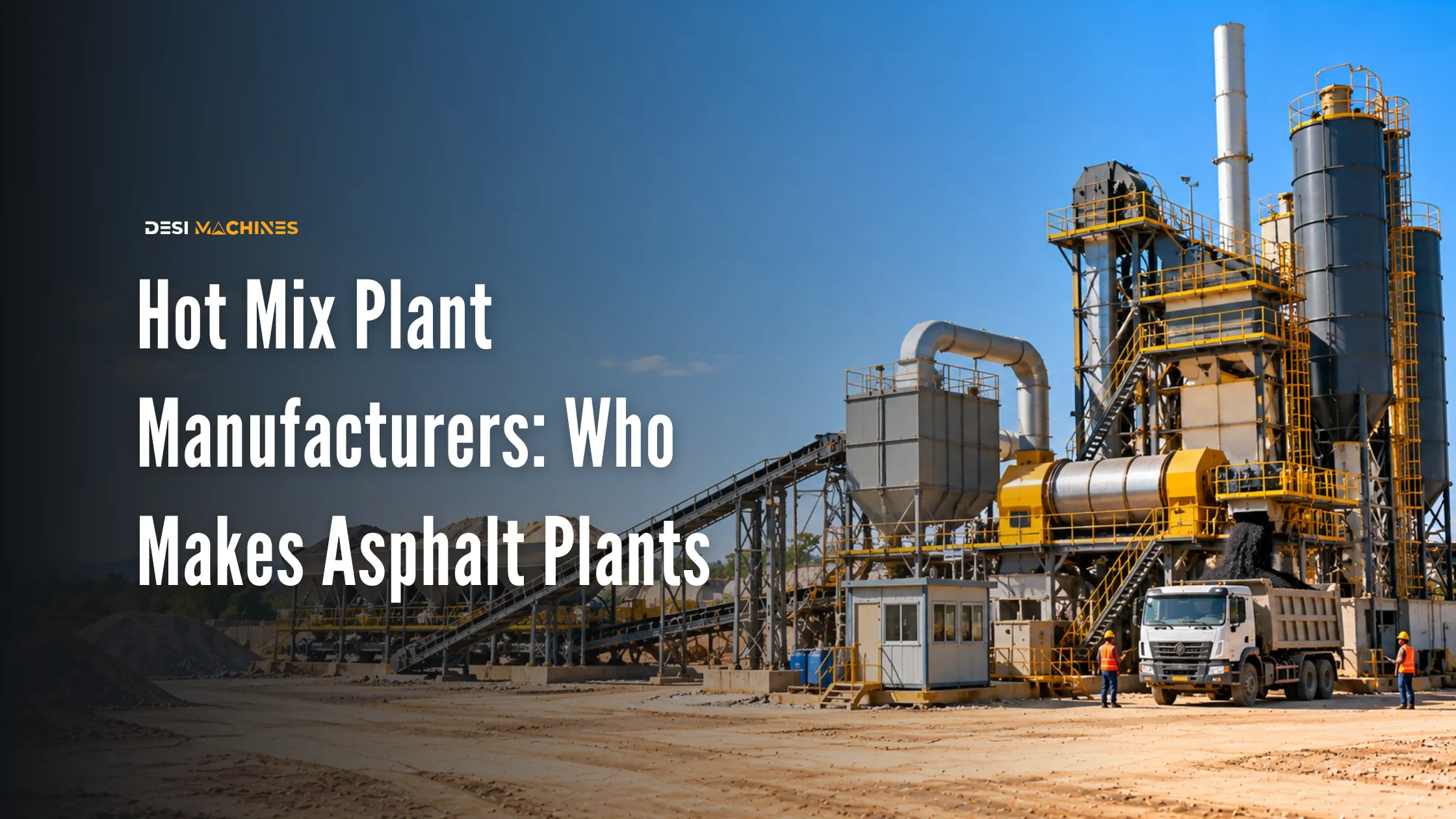 Hot Mix Plant Manufacturers in India: Who Makes Asphalt Plants