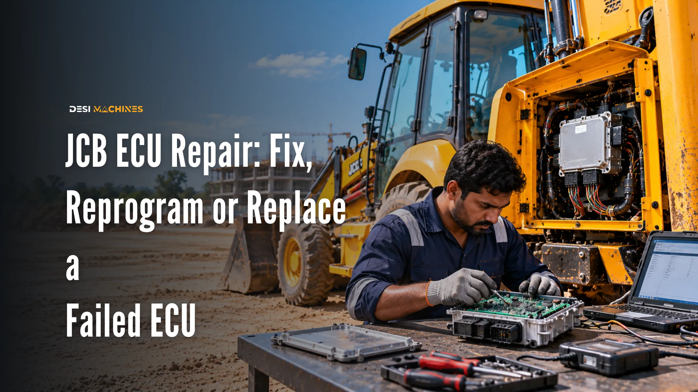 JCB ECU Repair: Fix, Reprogram or Replace a Failed ECU