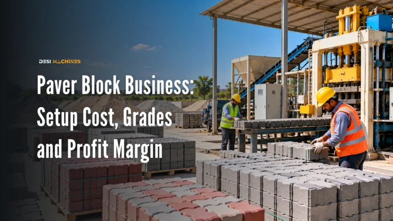 Paver Block Business: Setup Cost, Grades and Profit Margin