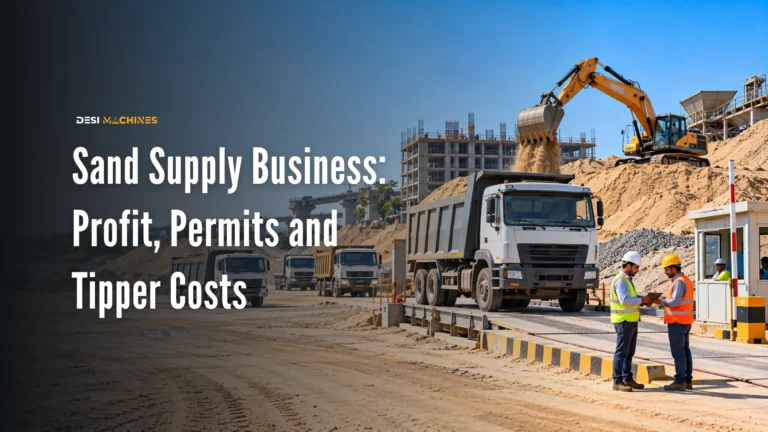 Sand Supply Business: Profit, Permits and Tipper Costs
