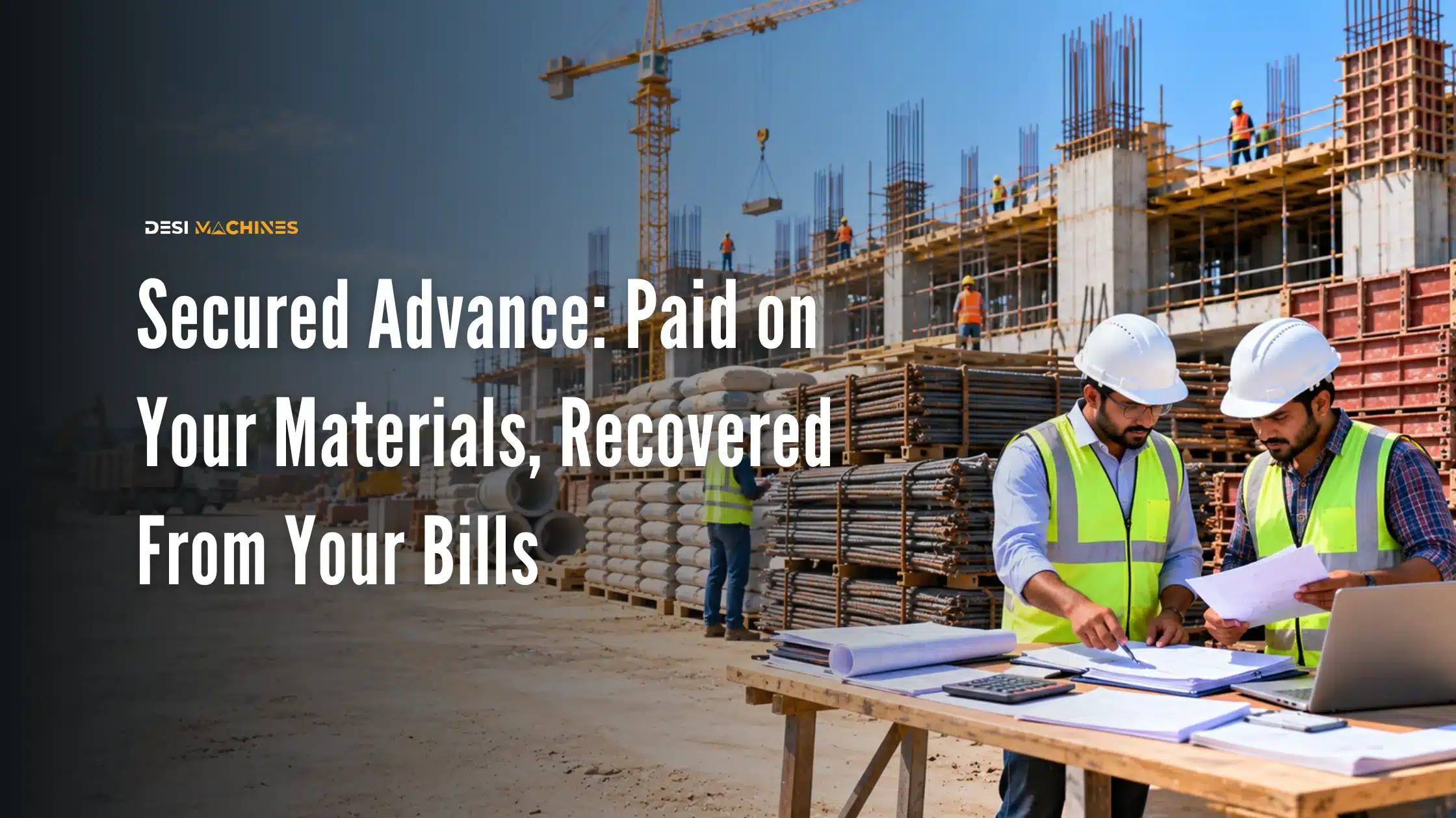 Secured Advance in Construction: Paid on Your Materials, Recovered From Your Bills