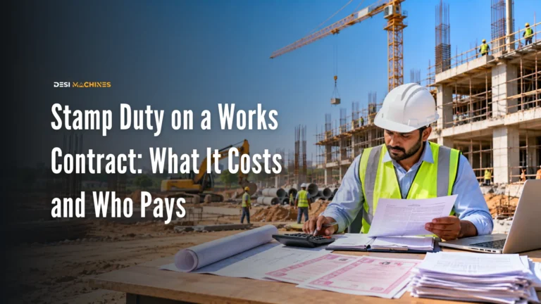 Stamp Duty on a Works Contract: What It Costs and Who Pays
