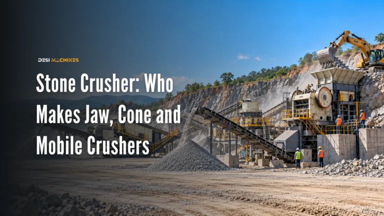 Stone Crusher Manufacturers in India: Who Makes Jaw, Cone and Mobile Crushers