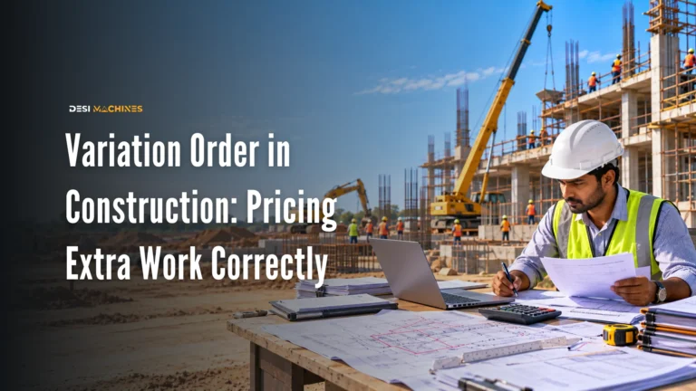 Variation Order in Construction Contracts: Pricing Extra Work Correctly