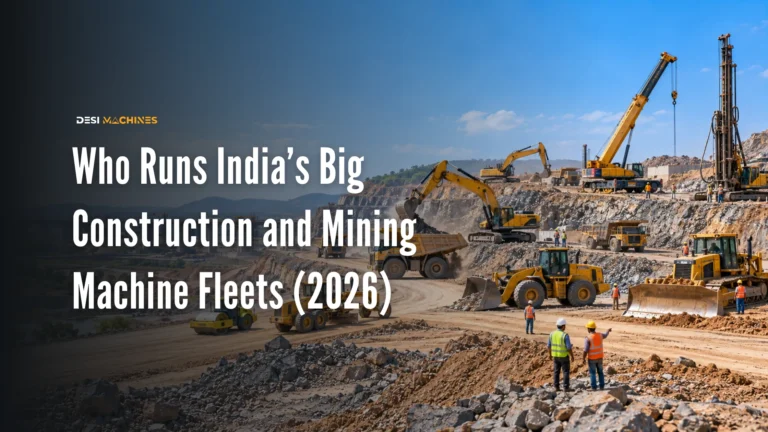 Who Runs India's Big Construction and Mining Machine Fleets (2026)