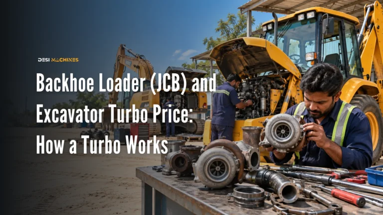 Backhoe Loader (JCB) and Excavator Turbo Price: How a Turbo Works and Failure Signs