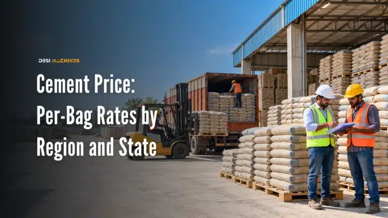 Cement Price in India: Per-Bag Rates by Region and State
