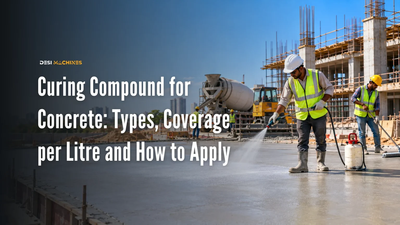 Curing Compound for Concrete: Types, Coverage per Litre and How to Apply It