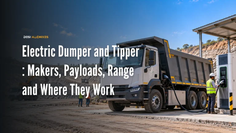 Electric Dumper and Tipper in India: Makers, Payloads, Range and Where They Work