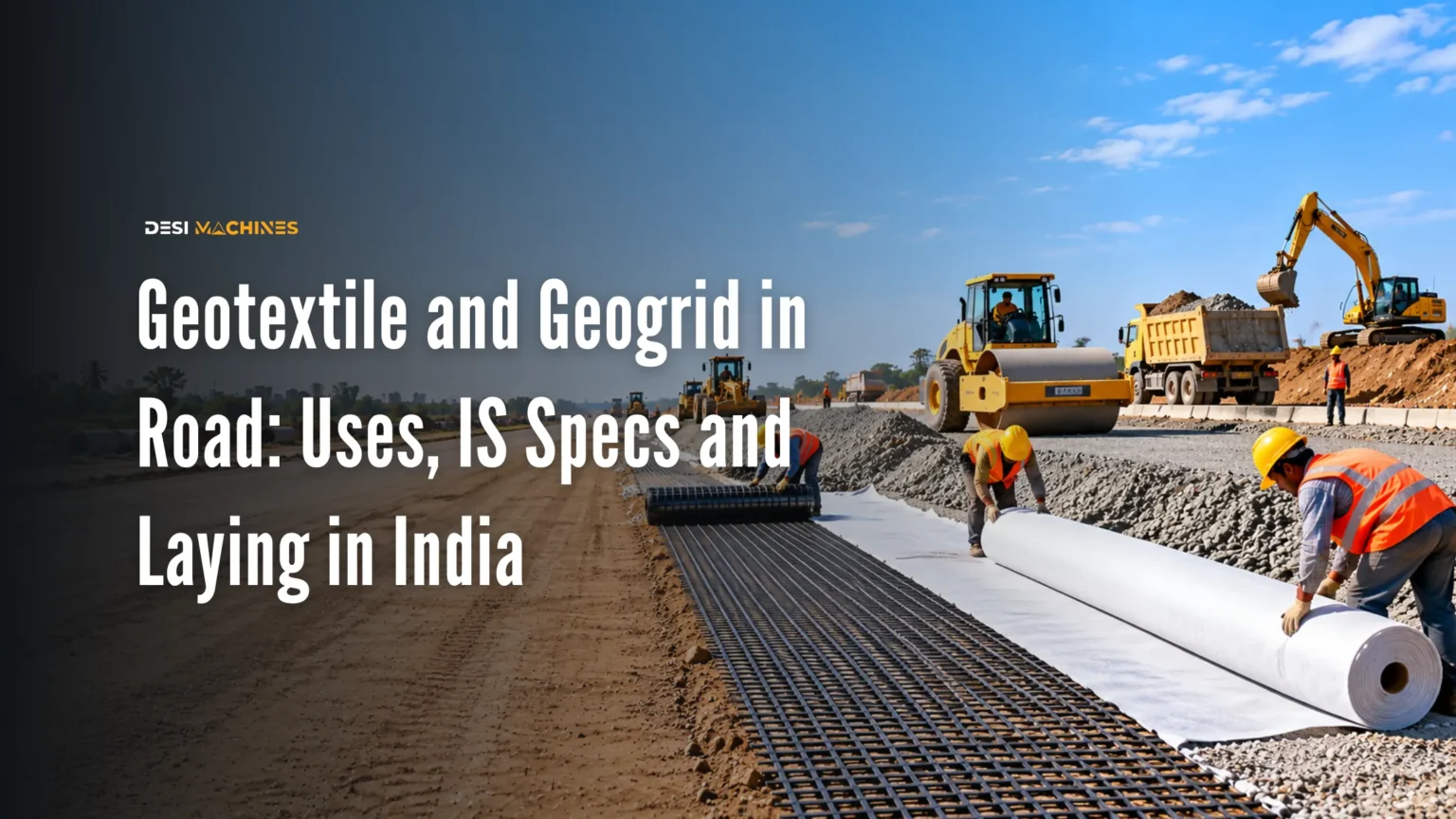 Geotextile and Geogrid in Road Construction: Uses, IS Specs and Laying in India