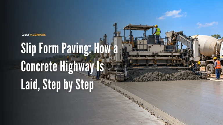 Slip Form Paving: How a Concrete Highway Is Laid, Step by Step
