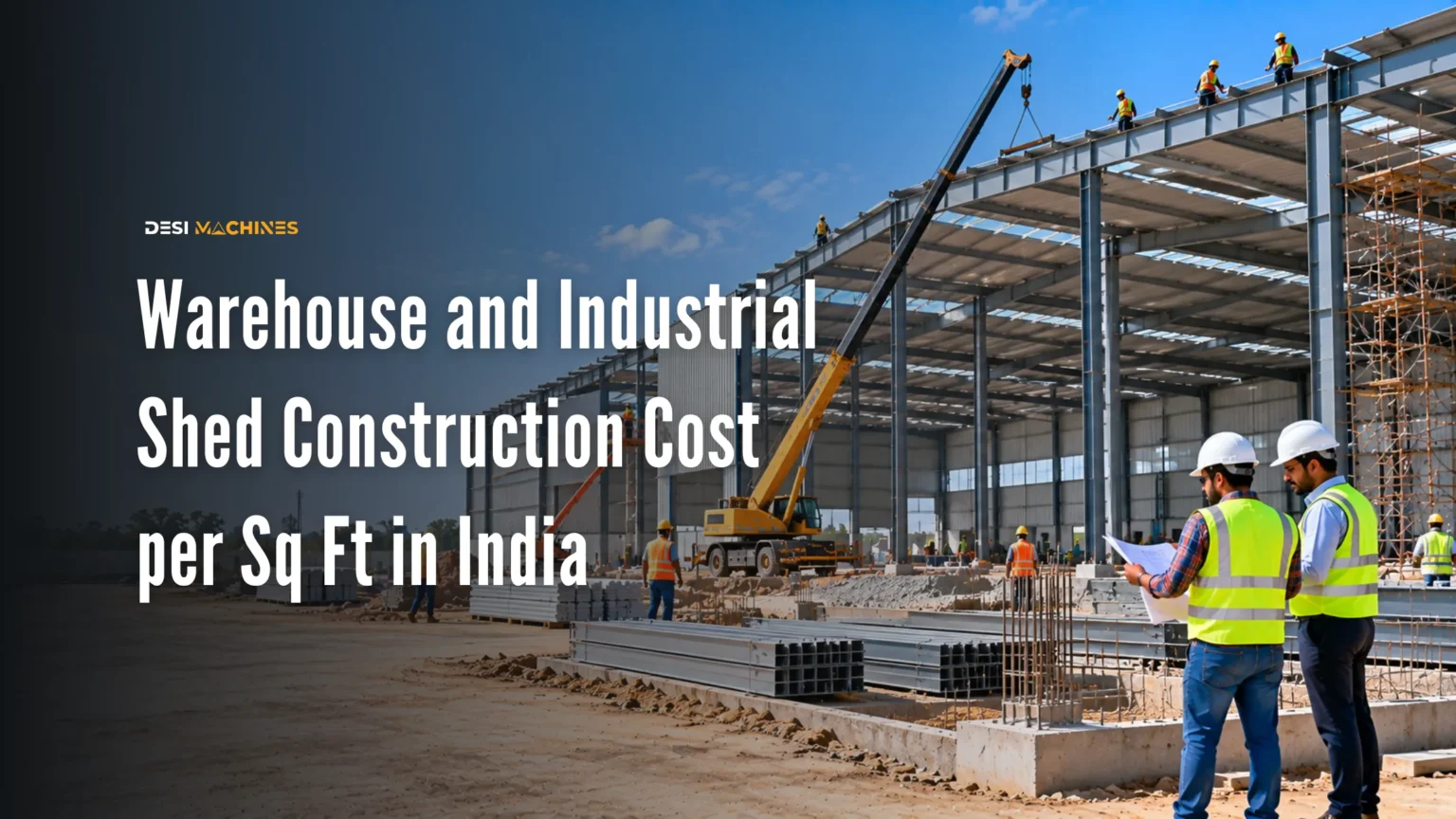 Warehouse and Industrial Shed Construction Cost per Sq Ft in India