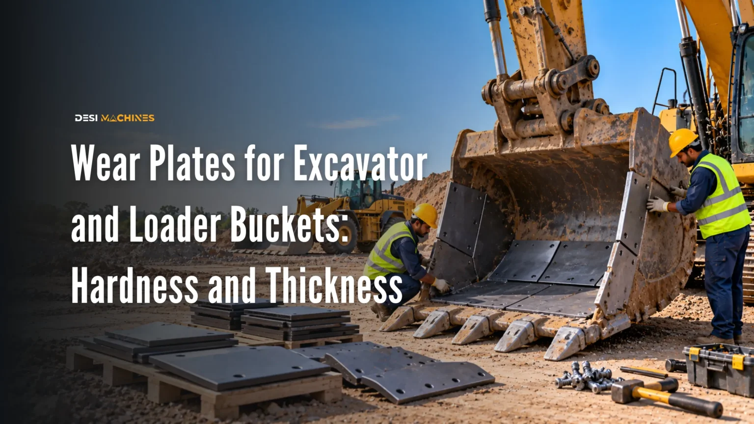 Wear Plates for Excavator and Loader Buckets: Hardness Grades, Thickness and Where They Go