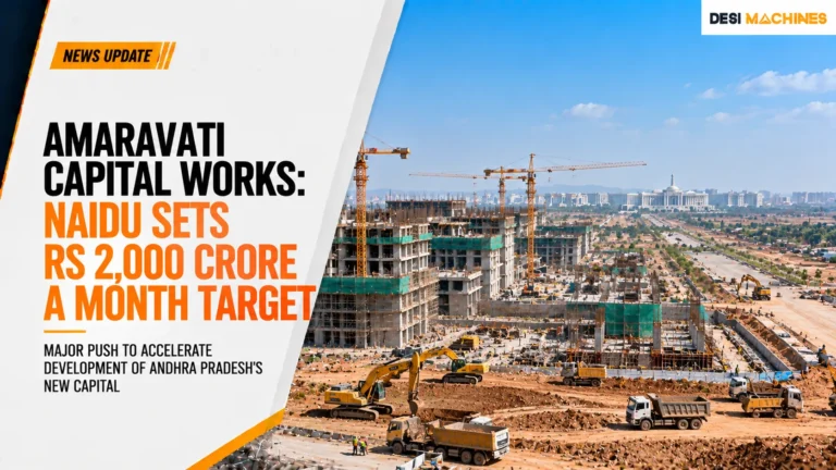 Amaravati Capital Works: Naidu Sets Rs 2,000 Crore a Month Target