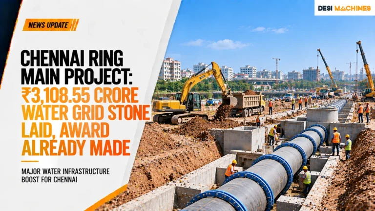 Chennai Ring Main Project: Rs 3,108.55 Crore Water Grid Stone Laid, Award Already Made 9 Chennai Ring Main Project: Rs 3,108.55 Crore Water Grid Stone Laid, Award Already Made