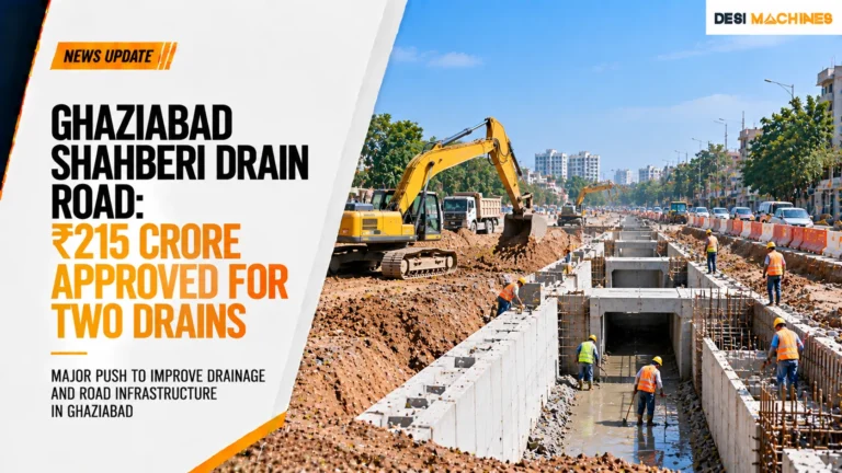 Ghaziabad Shahberi Drain Road: Rs 215 Crore Approved for Two Drains