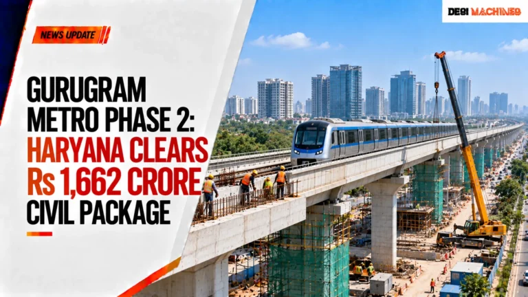 Gurugram Metro Phase 2: Haryana Clears Rs 1,662 Crore Civil Package