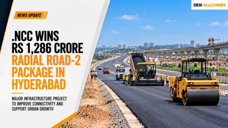 NCC Wins Rs 1,286 Crore Radial Road-2 Package in Hyderabad