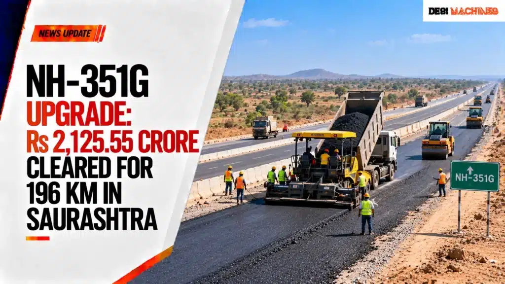 NH-351G Upgrade: Rs 2,125.55 Crore Cleared for 196 km in Saurashtra