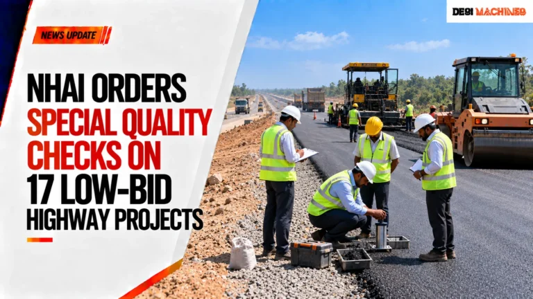 NHAI Orders Special Quality Checks on 17 Low-Bid Highway Projects