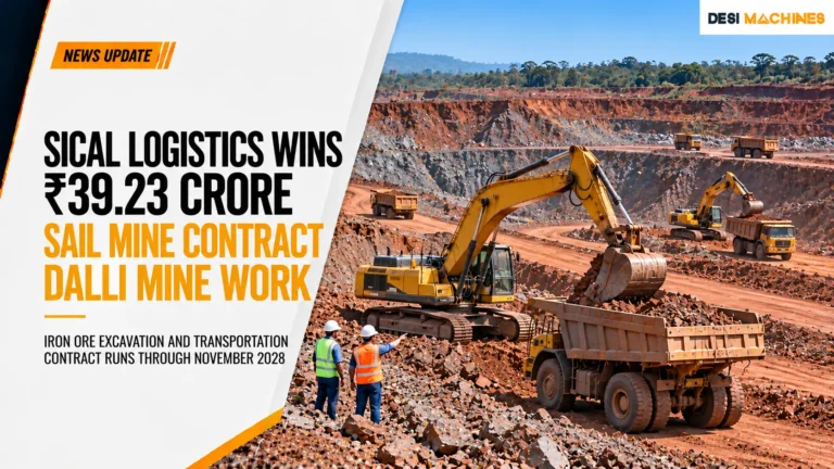 Sical Logistics SAIL Contract: Rs 39.23 Crore for Dalli Mine Work