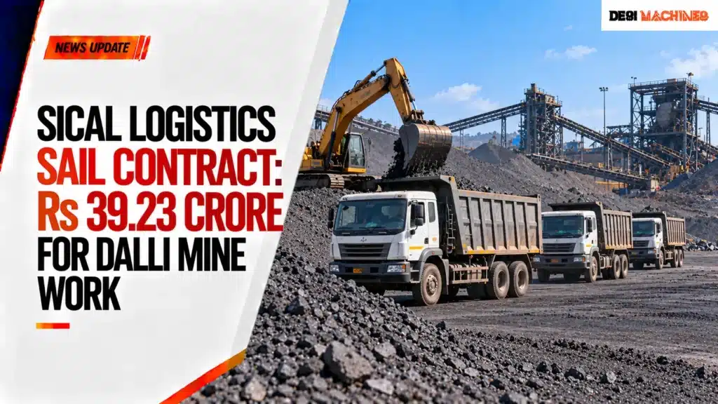 Sical Logistics SAIL Contract: Rs 39.23 Crore for Dalli Mine Work