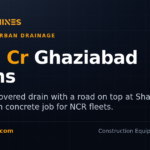 DesiMachines card: Rs 215 crore approved for Ghaziabad drains including Shahberi covered drain road