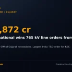 DesiMachines card: KEC International wins Rs 2872 crore PGCIL 765 kV transmission line order for Gujarat renewables