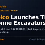 Kobelco SK210 SK215LC SK230XDLC excavator launch India card - DesiMachines