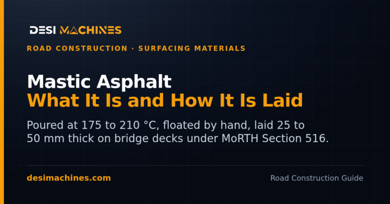 Mastic Asphalt: What It Is, How It Is Made and Laid, and Where It Is Used