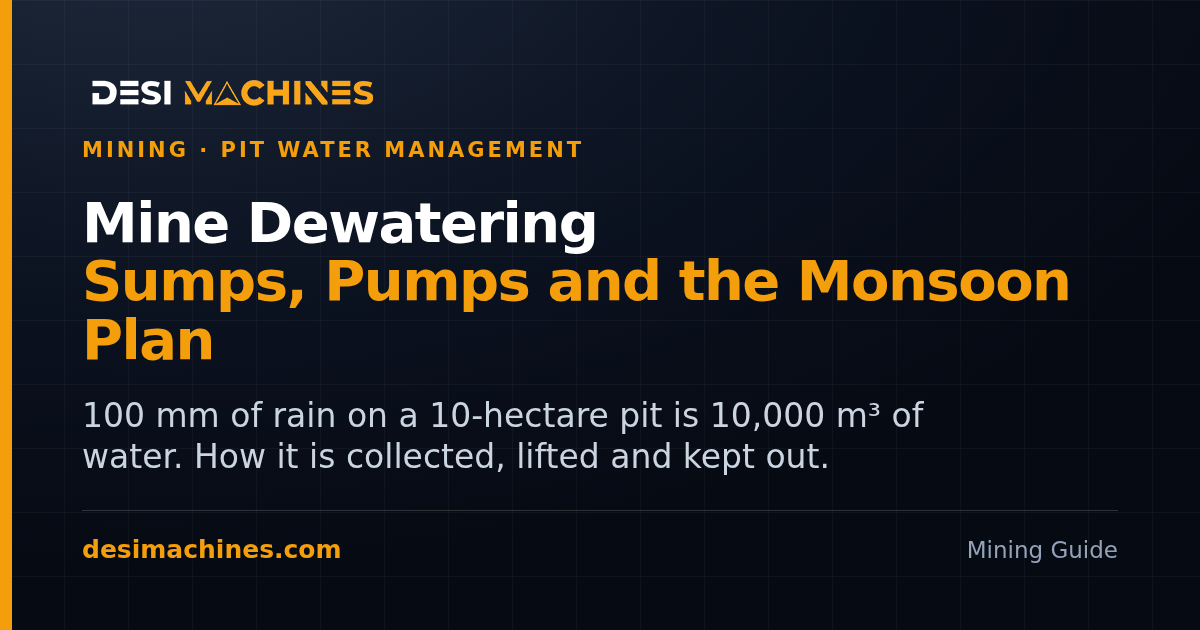 Mine Dewatering: How Opencast Pits and Quarries Are Kept Dry