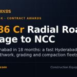 DesiMachines card: NCC wins Rs 1,286 crore Radial Road-2 Package-1 Budwel to Shabad in Hyderabad