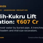 DesiMachines card: Nimdih-Kukru lift irrigation scheme, Rs 607 crore sanctioned by Jharkhand for buried-pipe irrigation from Chandil reservoir