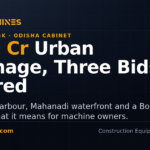 DesiMachines card: Odisha cabinet clears Rs 500 crore urban drainage programme and three civil bids