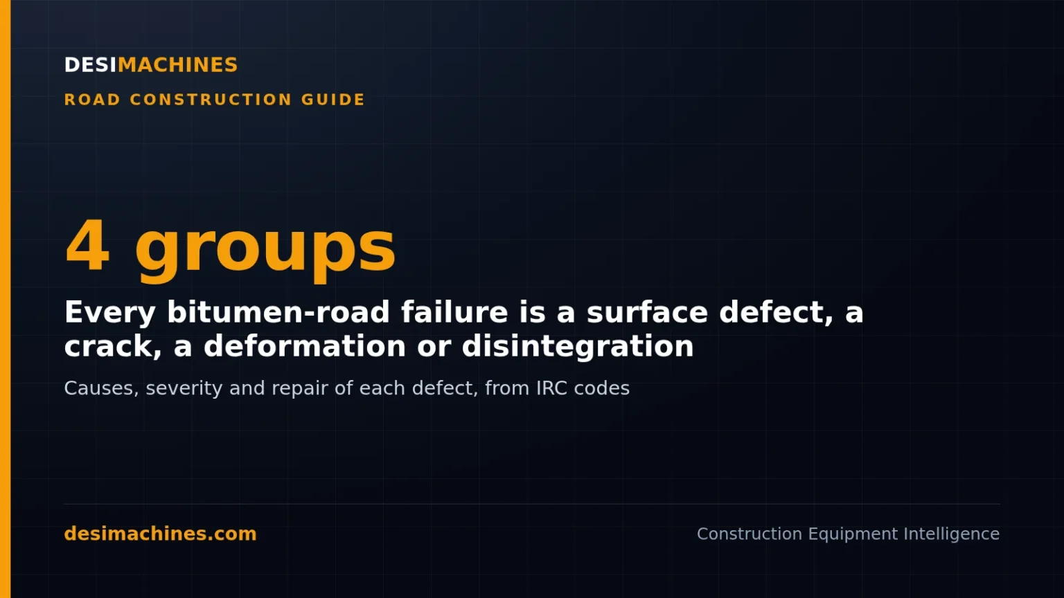 Types of Pavement Failure: Causes, Severity and Repair of Each Defect
