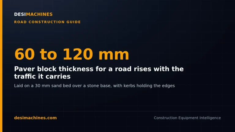 Paver Block Road Construction: Layers, Block Thickness and Laying Method