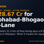 DesiMachines card: UP cabinet clears Rs 328.67 crore for Shikohabad-Bhogaon four-lane and Ghiror bypass in Mainpuri