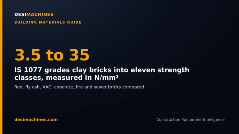 Types of Bricks Used in Construction in India: Classes, Sizes and Uses