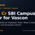 DesiMachines card: Rs 198 crore SBI campus order for Vascon Engineers at Hinjewadi, Pune